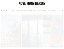 Tablet Screenshot of lovefromberlin.net